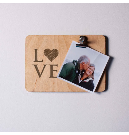 Доска для фото с зажимом "LOVE", фото 3, цена 280 грн